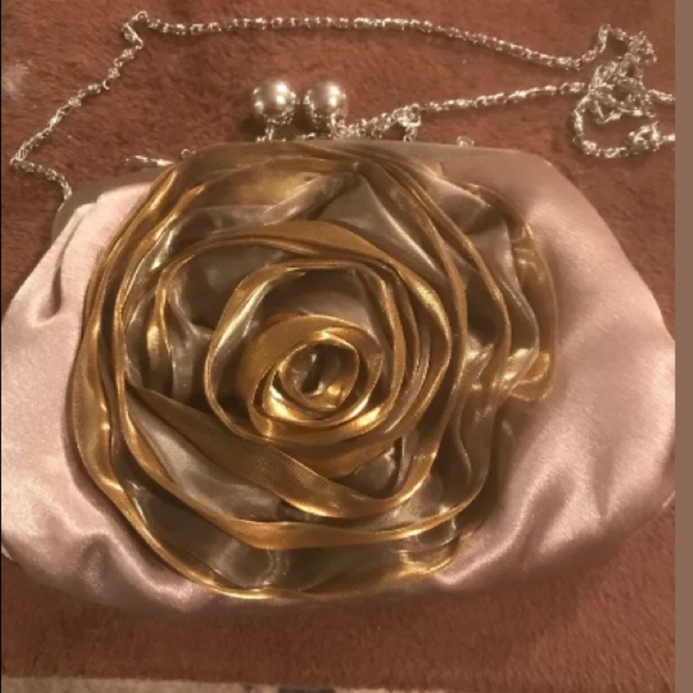 Authentic 1990s Chanel satin bag